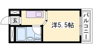 福崎駅 徒歩22分 2階の物件間取画像